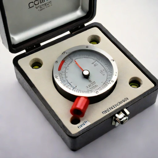 A permafrost-bore creep gauge, photographed against a plain background