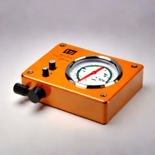 A permafrost-bore creep gauge, photographed against a plain background