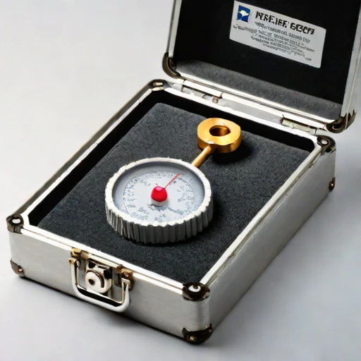 A permafrost-bore creep gauge, photographed against a plain background