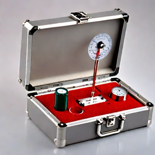 A permafrost-bore creep gauge, photographed against a plain background