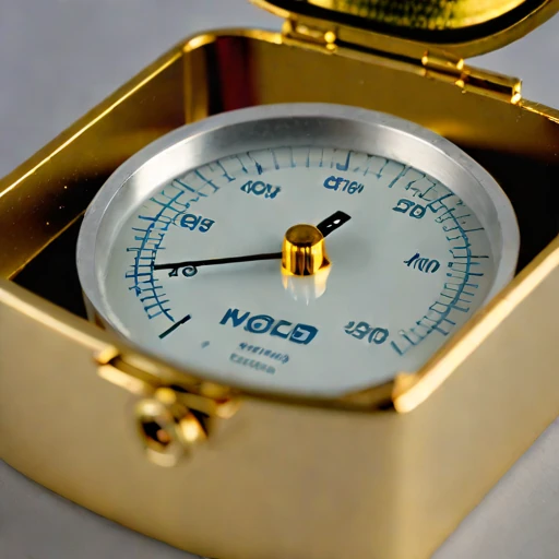 A permafrost-bore creep gauge, photographed against a plain background
