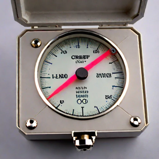 A permafrost-bore creep gauge, photographed against a plain background