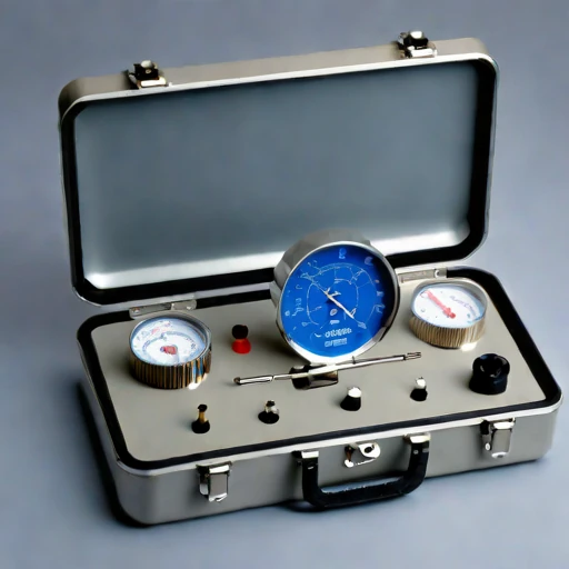 A permafrost-bore creep gauge, photographed against a plain background