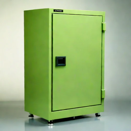 A permafrost-core archive vault, photographed against a plain background