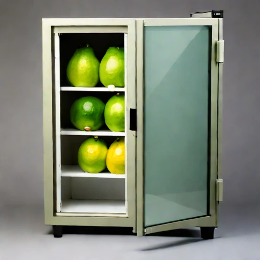 A permafrost-core archive vault, photographed against a plain background