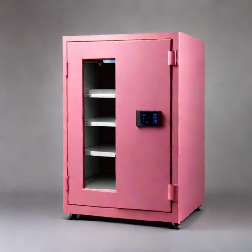 A permafrost-core archive vault, photographed against a plain background