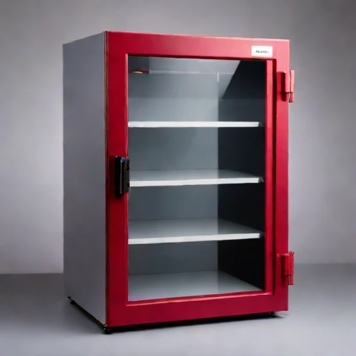 A permafrost-core archive vault, photographed against a plain background