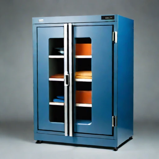 A permafrost-core archive vault, photographed against a plain background