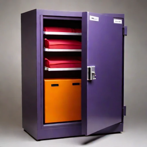 A permafrost-core archive vault, photographed against a plain background