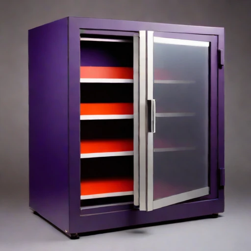 A permafrost-core archive vault, photographed against a plain background