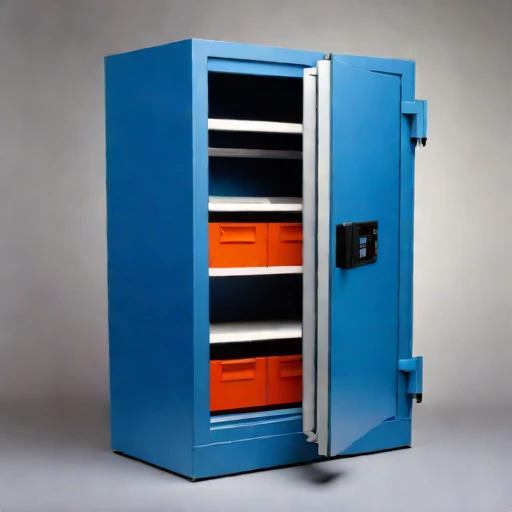 A permafrost-core archive vault, photographed against a plain background