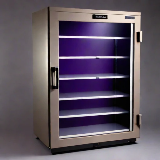A permafrost-core archive vault, photographed against a plain background