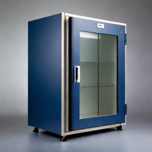 A permafrost-core archive vault, photographed against a plain background