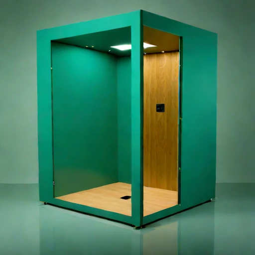 A phononic-crystal damping hall, photographed against a plain background