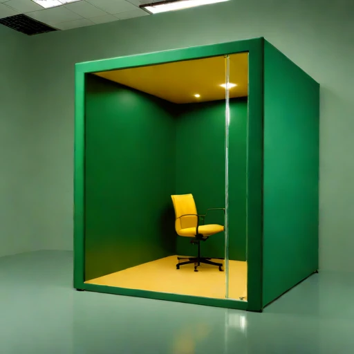 A phononic-crystal damping hall, photographed against a plain background