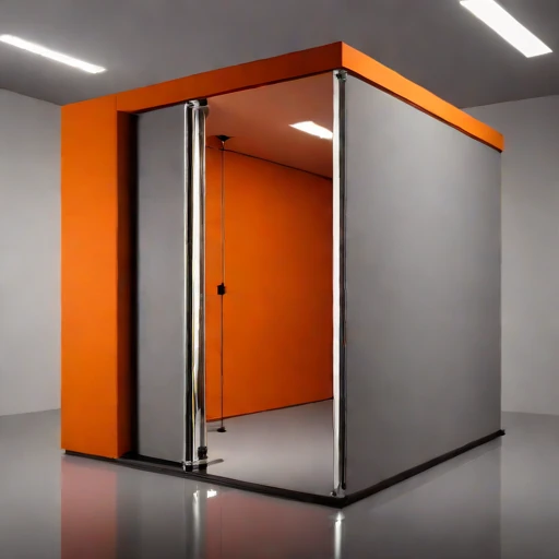 A phononic-crystal damping hall, photographed against a plain background