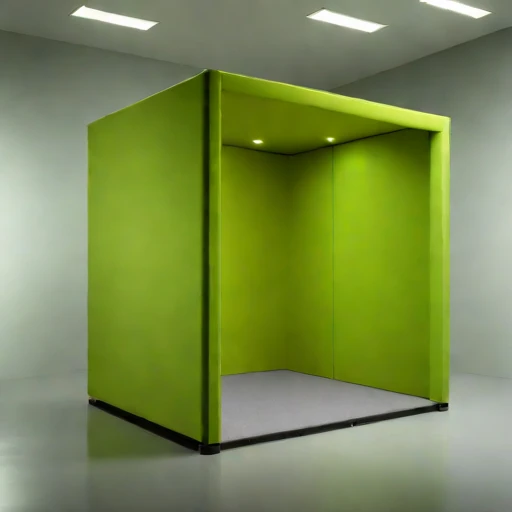 A phononic-crystal damping hall, photographed against a plain background