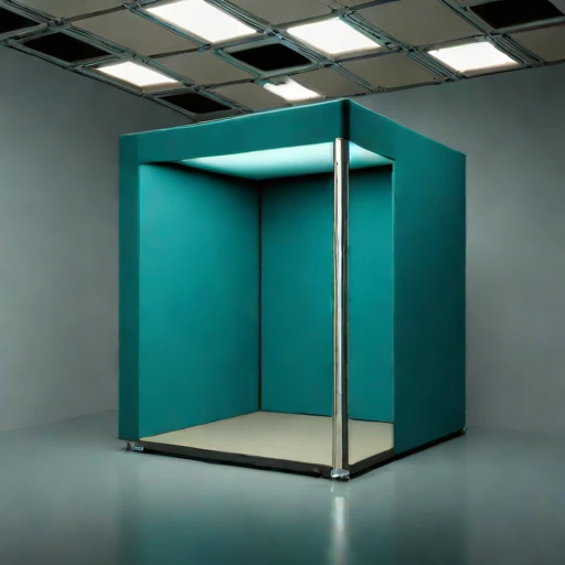 A phononic-crystal damping hall, photographed against a plain background