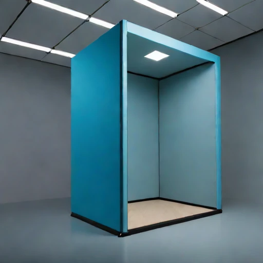 A phononic-crystal damping hall, photographed against a plain background