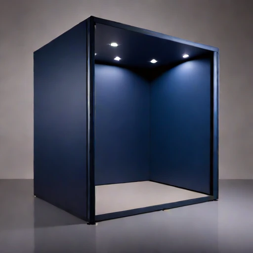 A phononic-crystal damping hall, photographed against a plain background