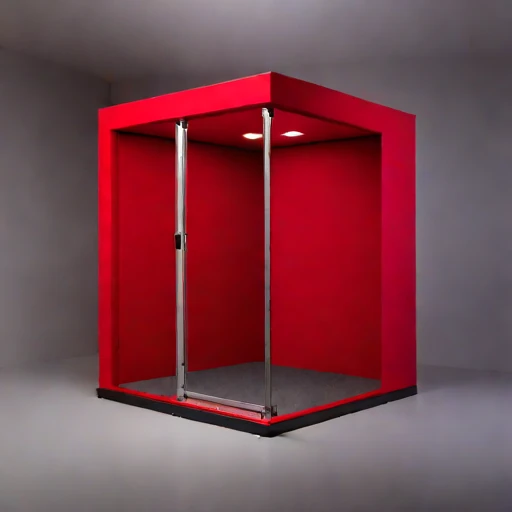 A phononic-crystal damping hall, photographed against a plain background