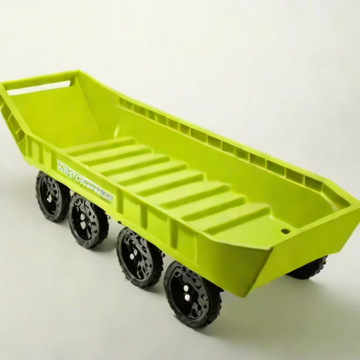A playa-crust flotation skid, photographed against a plain background