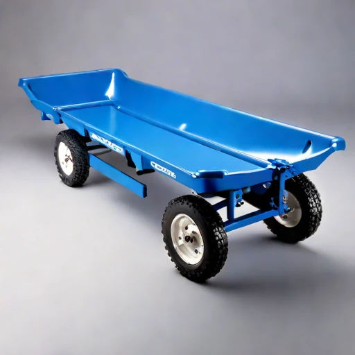 A playa-crust flotation skid, photographed against a plain background
