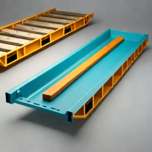 A playa-crust flotation skid, photographed against a plain background