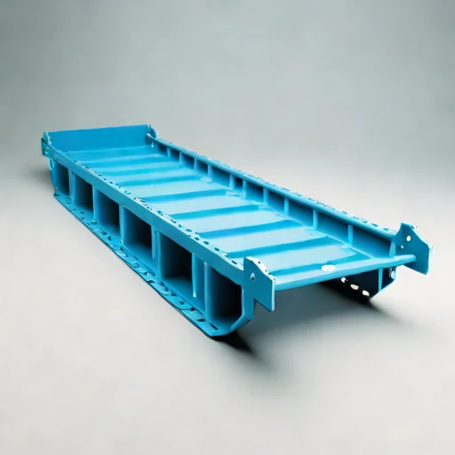 A pingo-crossing modular trackway, photographed against a plain background