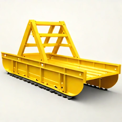 A pingo-crossing modular trackway, photographed against a plain background