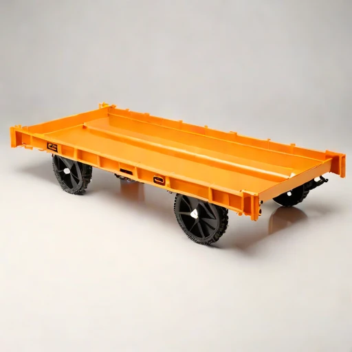 A pingo-crossing modular trackway, photographed against a plain background