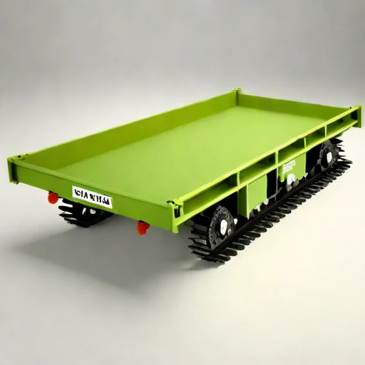 A pingo-crossing modular trackway, photographed against a plain background