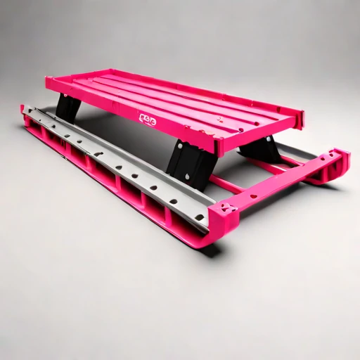 A pingo-crossing modular trackway, photographed against a plain background
