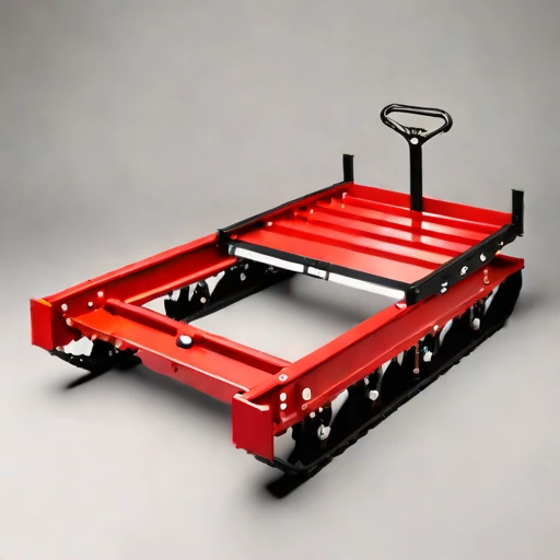 A pingo-crossing modular trackway, photographed against a plain background