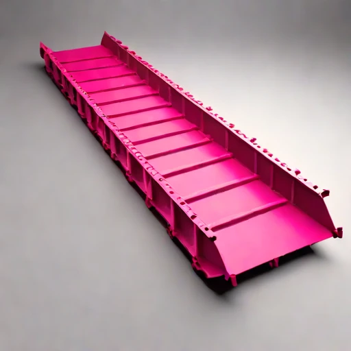 A pingo-crossing modular trackway, photographed against a plain background