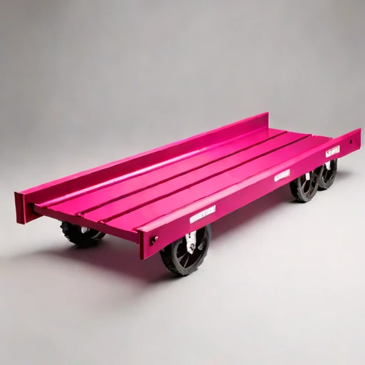 A pingo-crossing modular trackway, photographed against a plain background