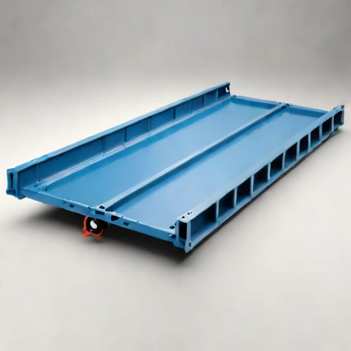 A pingo-crossing modular trackway, photographed against a plain background