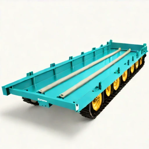 A pingo-crossing modular trackway, photographed against a plain background