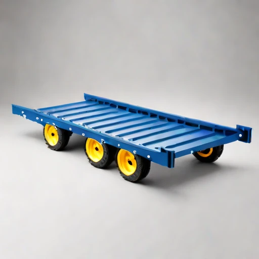 A pingo-crossing modular trackway, photographed against a plain background