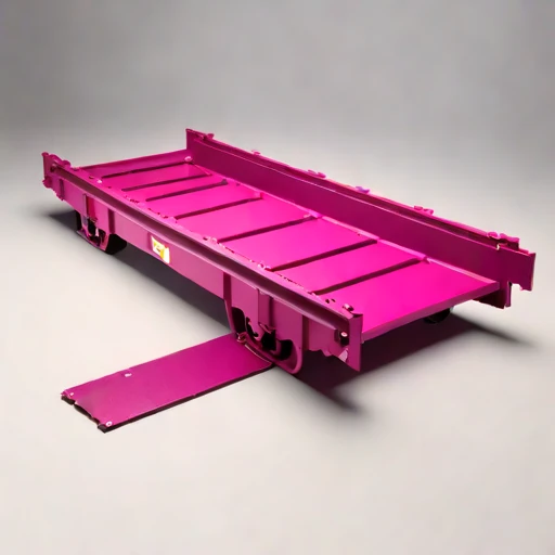 A pingo-crossing modular trackway, photographed against a plain background