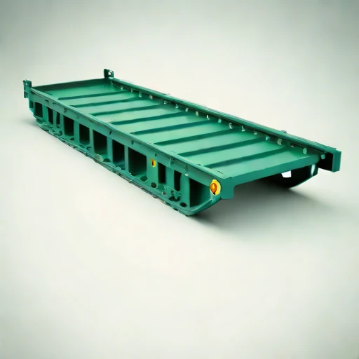 A pingo-crossing modular trackway, photographed against a plain background