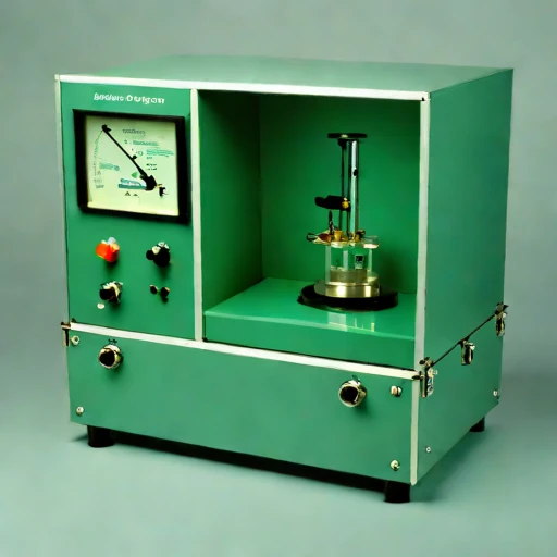 A poroelastic-core permeability rig, photographed against a plain background