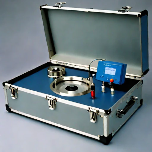 A poroelastic-core permeability rig, photographed against a plain background