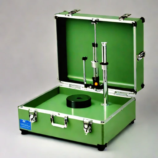 A poroelastic-core permeability rig, photographed against a plain background