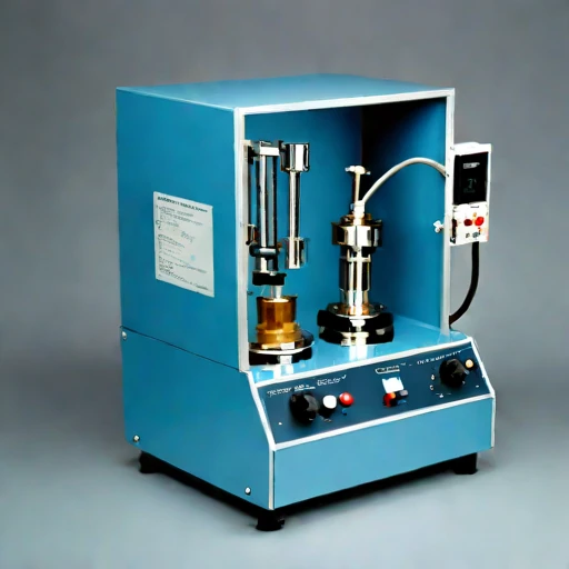 A poroelastic-core permeability rig, photographed against a plain background