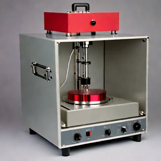 A poroelastic-core permeability rig, photographed against a plain background