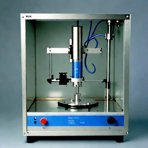A poroelastic-core permeability rig, photographed against a plain background