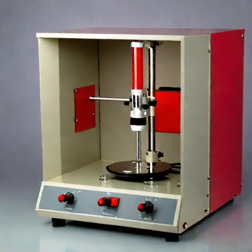 A poroelastic-core permeability rig, photographed against a plain background