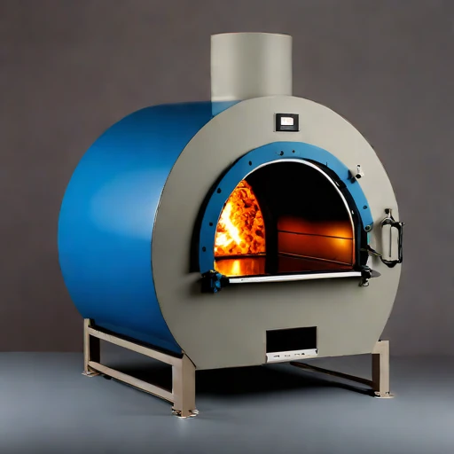 A pahoehoe-flow glaze kiln, photographed against a plain background