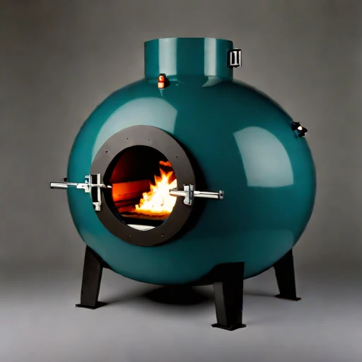 A pahoehoe-flow glaze kiln, photographed against a plain background